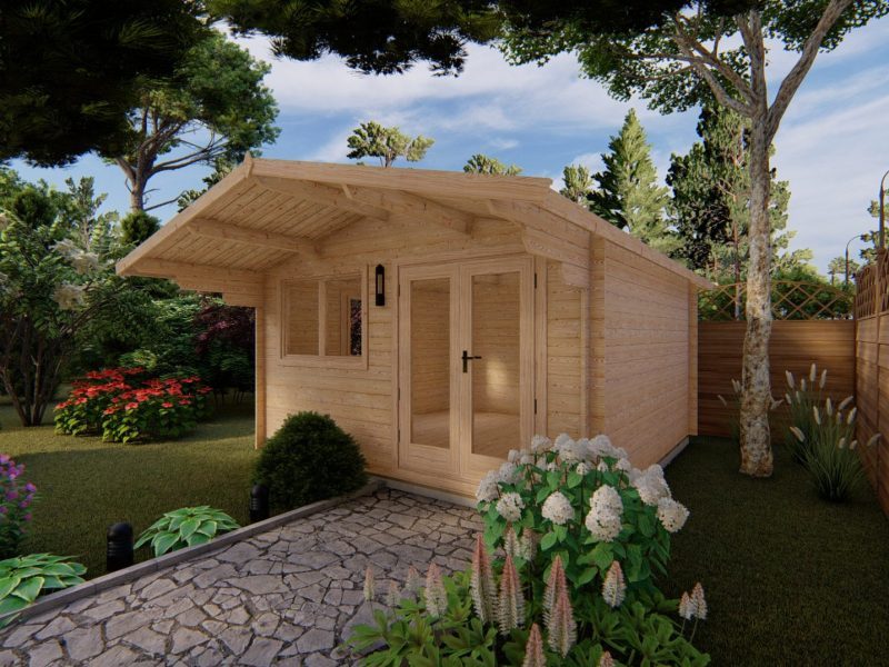 Tuinhuis Aalsmeer 4x4m 28mm