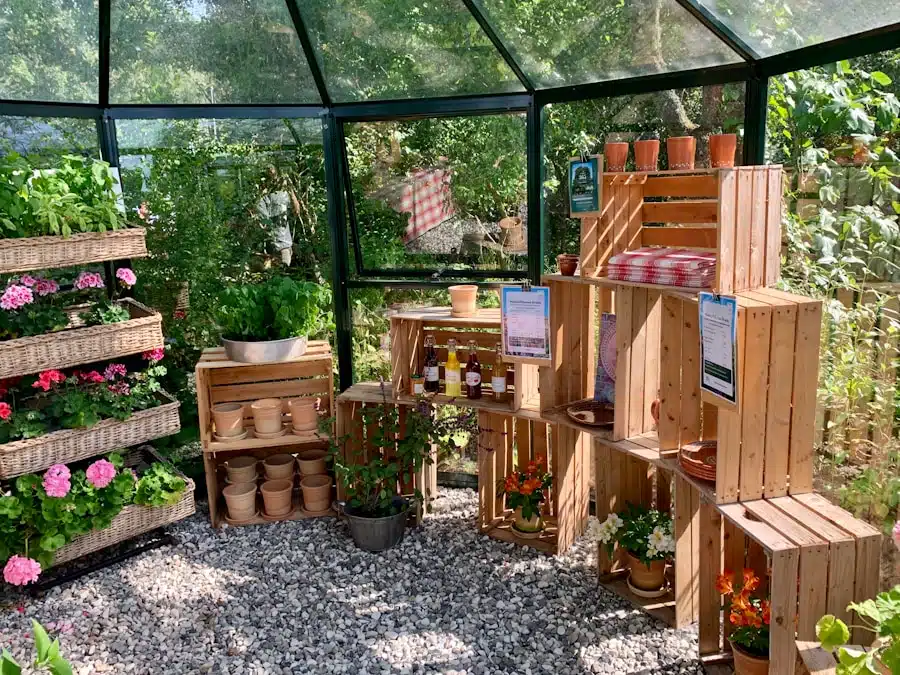De ideale blokhut voor een kleine stadstuin