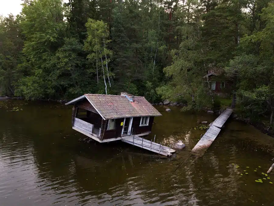 Kan ik mijn blokhut laten aansluiten op stroom en water?