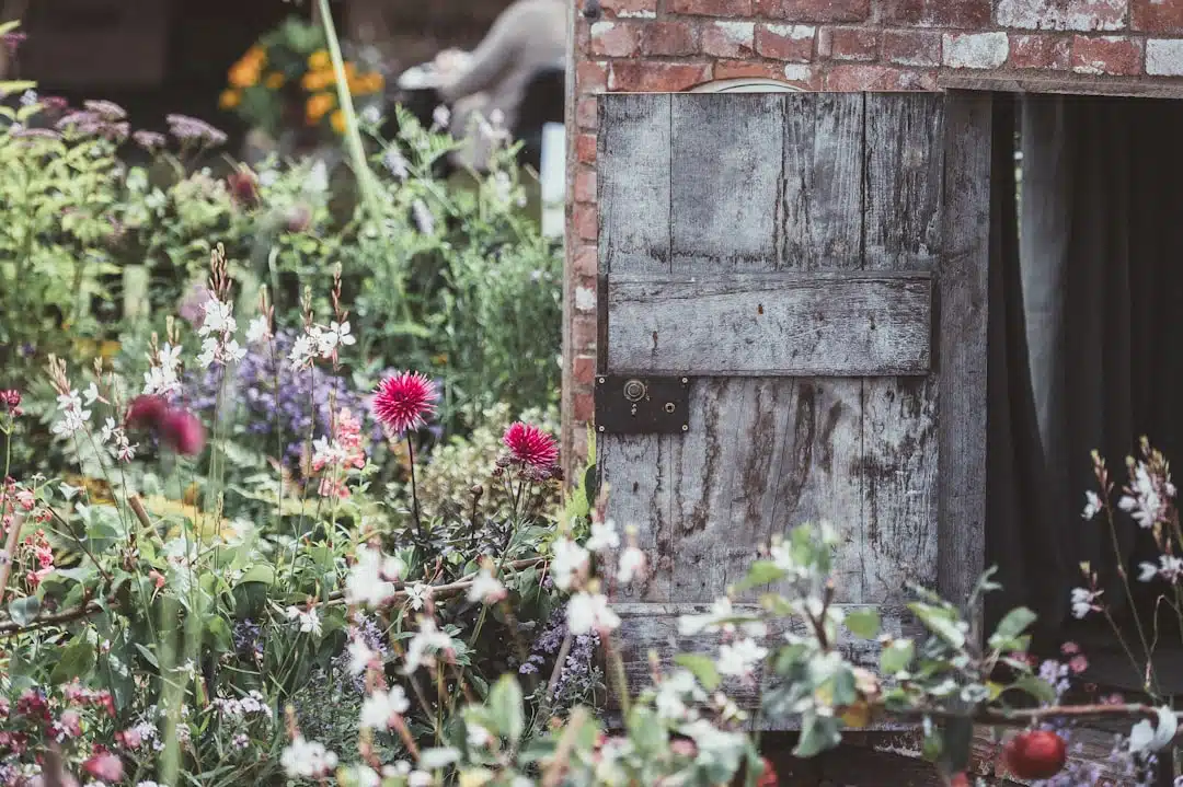 Een stijlvol tuinhuisje met overkapping
