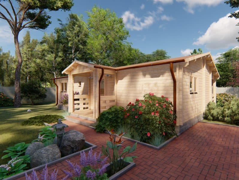 Chalet Evelin 68mm 11,1×8,4m (103m2)