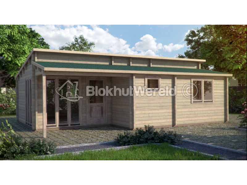 Chalet Den Helder 6,36×8,86m 68mm