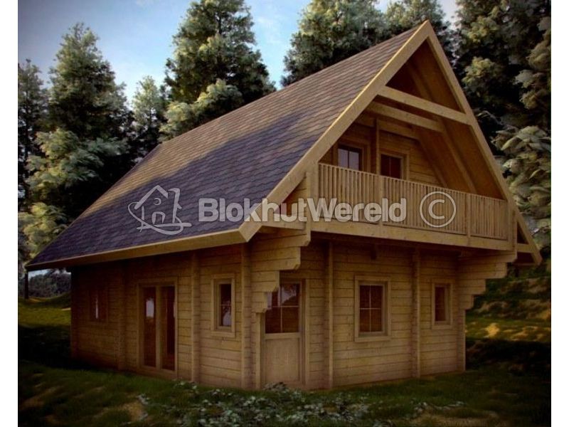 Weekend Chalet Monviso 6,56×9,1m 88mm
