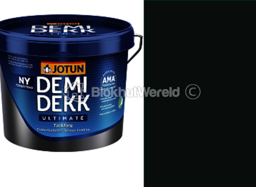 Jotun Verfbeits zwart groen Dekkend 0,75L (RAL6012)