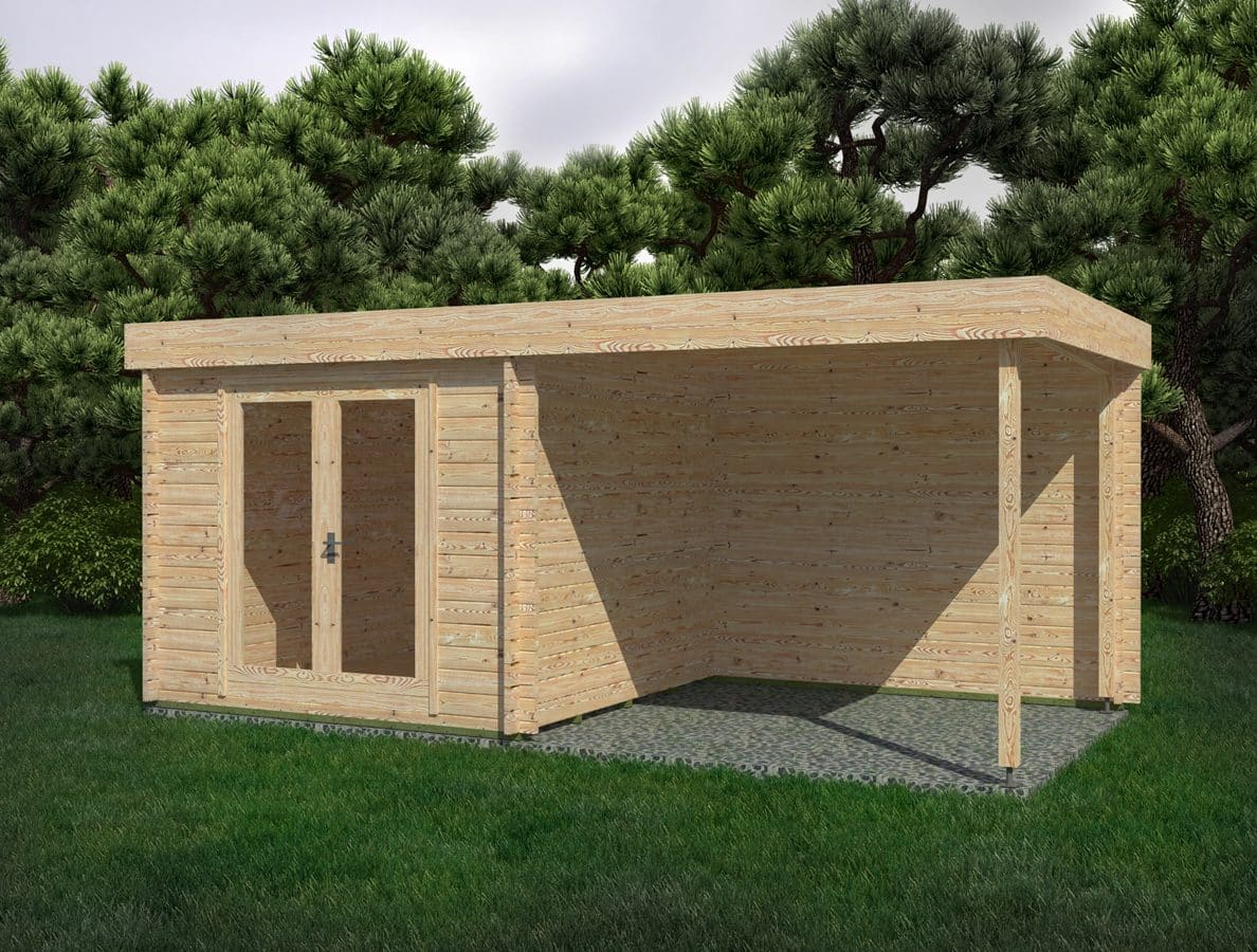 Tuinhuis Ouderkerk 3×5,9m 28mm