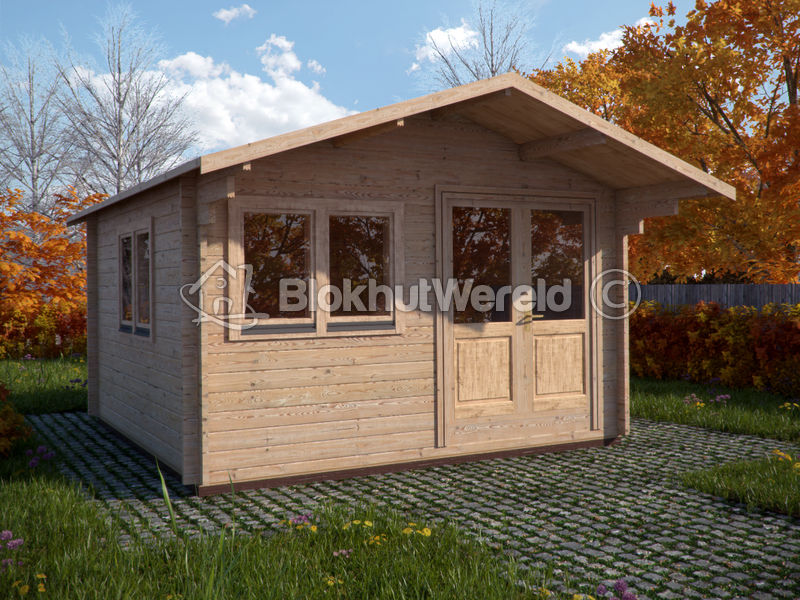 Blokhut Zeeland 4x3m 44mm met vloer