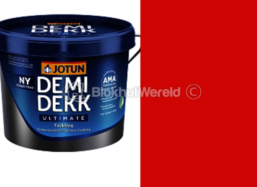 Jotun Verfbeits Puur rood Dekkend 10L (RAL3028)